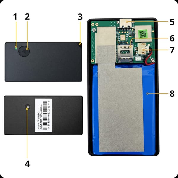 W21L M2M 4G LTE GPS-lokalisator