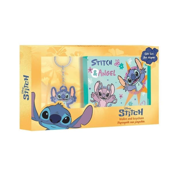 Lilo&Stitch pung med nøglering
