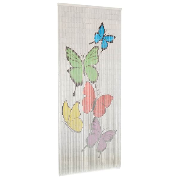 vidaXL Dörrgardin i bambu 90 x 200 cm