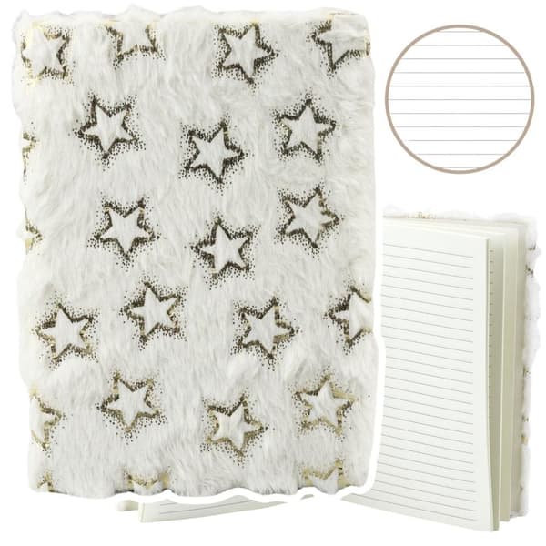 Plys notesbog A5/80K, Gold Stars-serien