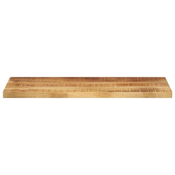 vidaXL bordplade 80x30x3,8 cm rektangulær ru mangotræ
