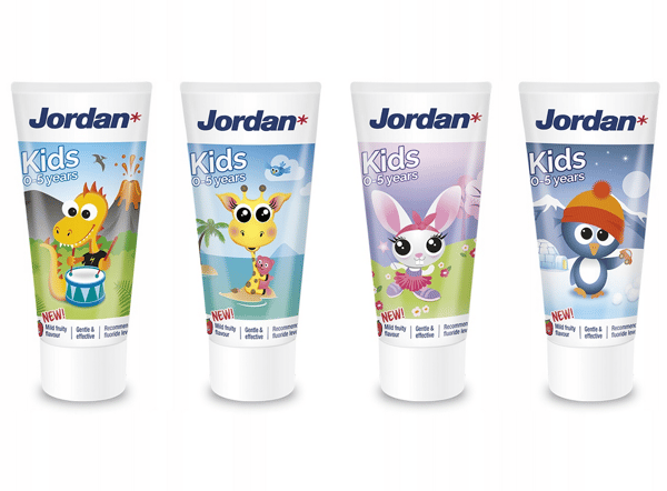 JORDAN Tandpasta til børn 0-5 år, 50 ml