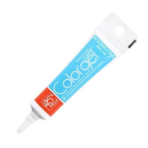 Modecor blå gelfarve Azzurro Cielo 20g
