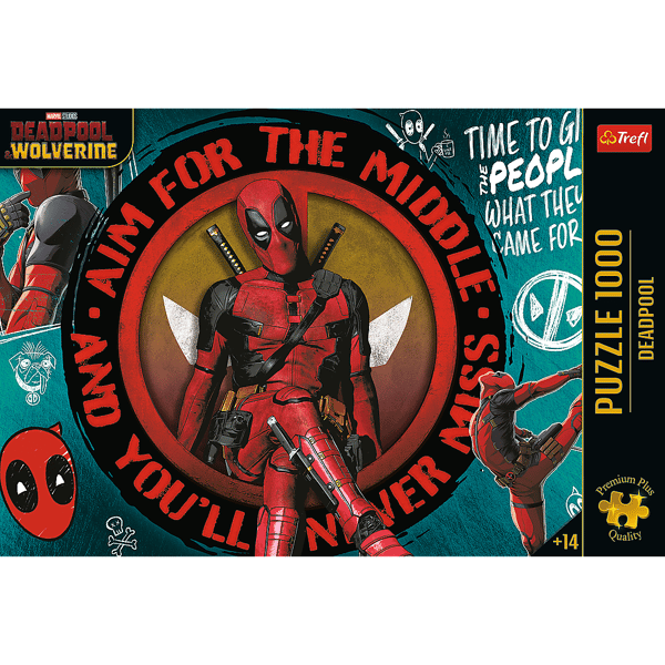 10835 Puslespil 1000 Premium Plus - Deadpool