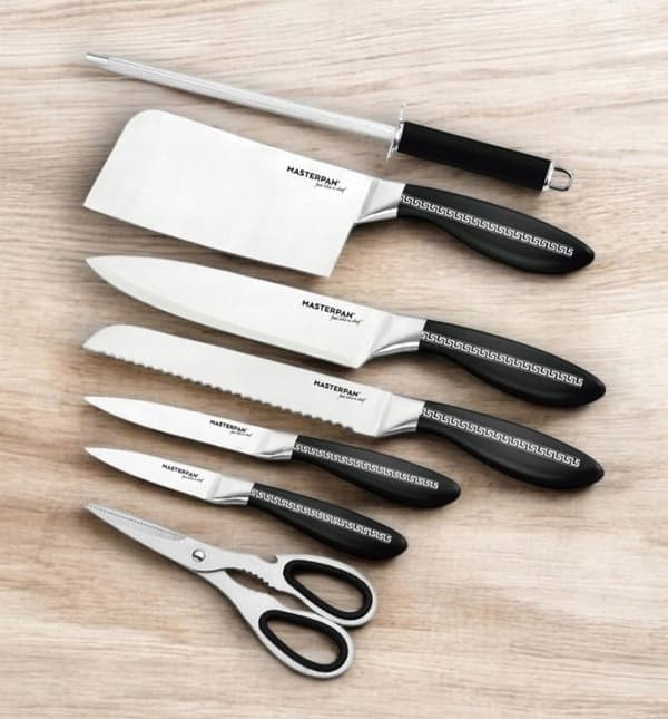 Masterpan MP-6003 køkkenknivsæt med 8 dele
