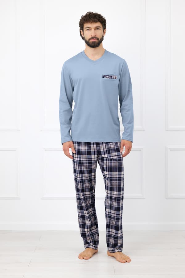 Edwin herrpyjamas långärmad, långbyxor XXXL