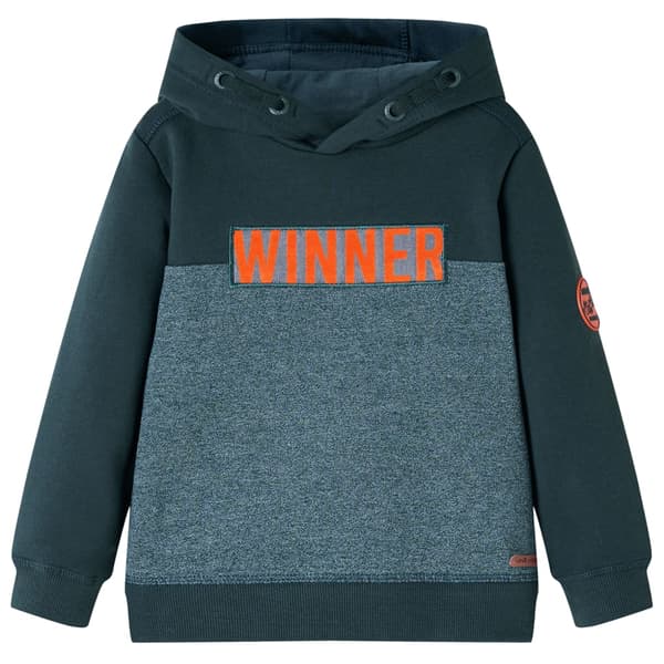 Børnesweatshirt, mørkegrøn, 104
