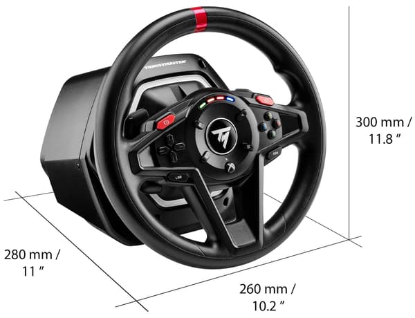 Thrustmaster PC/Xbox T128-x World type c -ohjauspyörä ja polkimet (4460184)
