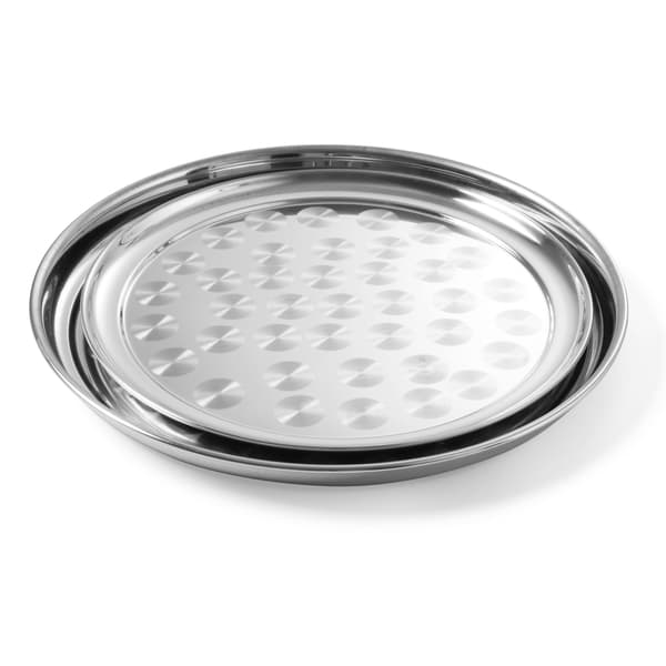 Rundt stålfad, diameter 30 cm - Hendi 480205