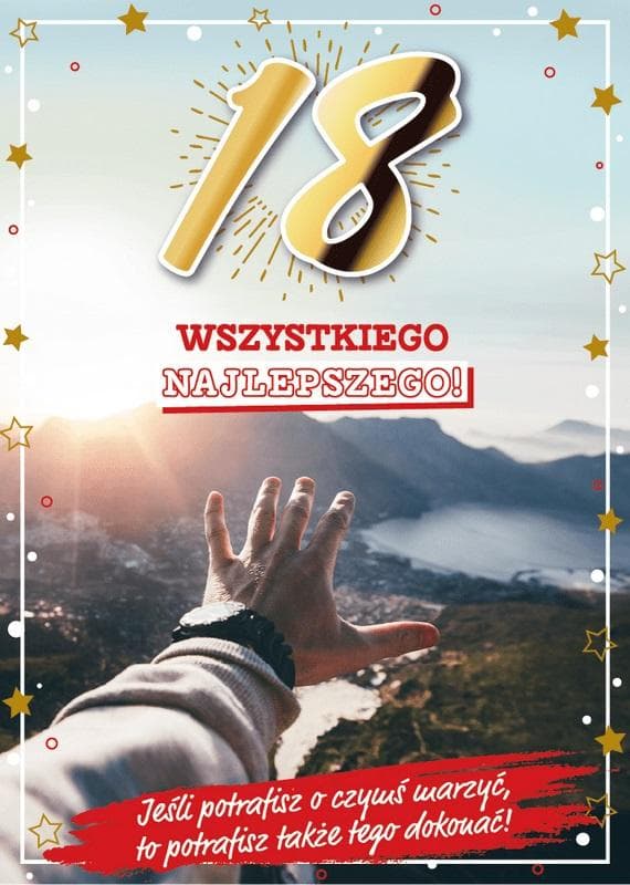 Födelsedagskort 18