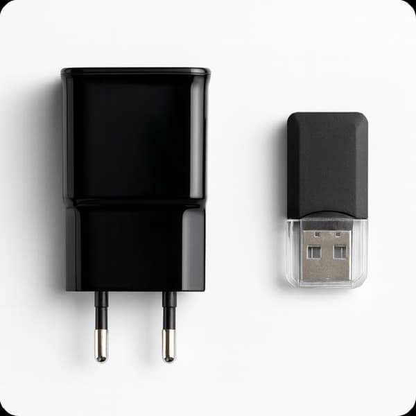 Minikamera i oplader BC027 WiFi
