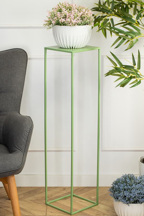 Grönt stående blomsterställ 100 cm