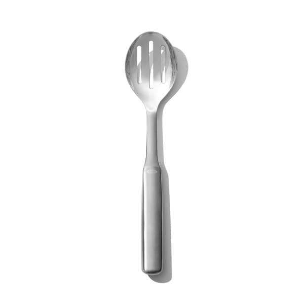 Serveringssked i stål med hål, STÅL / OXO