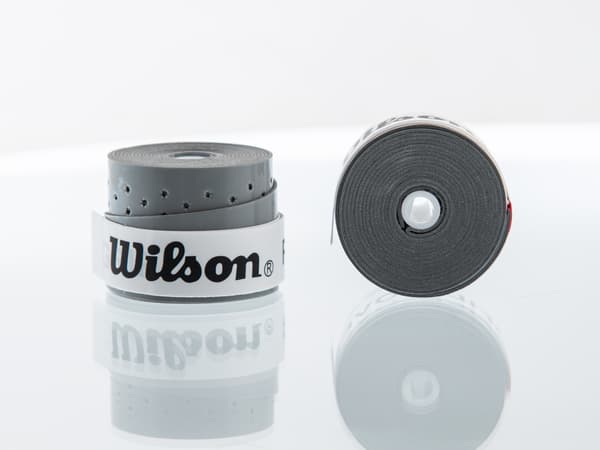 Wilson Overgrip Sticky Perforated Tennis Grip - Harmaa