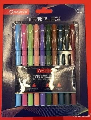 Tri Flex kuglepennesæt 10 stk.