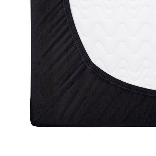 Sengetøj 200x220 jersey 100% bomuld sort