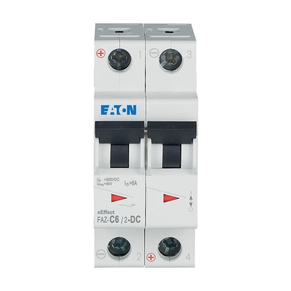 2-polet DC-afbryder FAZ-C6/2-DC