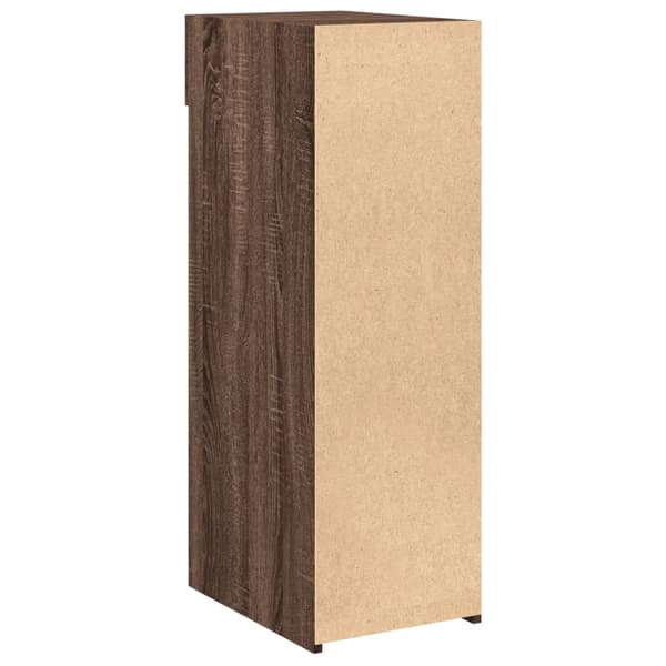 vidaXL skab brunt egetræ 30x42,5x93 cm træbaseret materiale