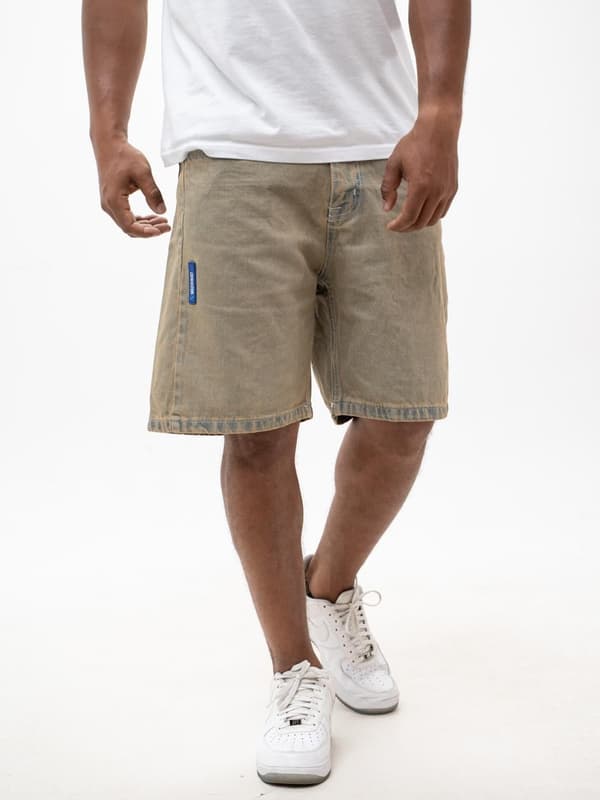 MyStars Blå Basic Herr Bruna Jeansshorts 30