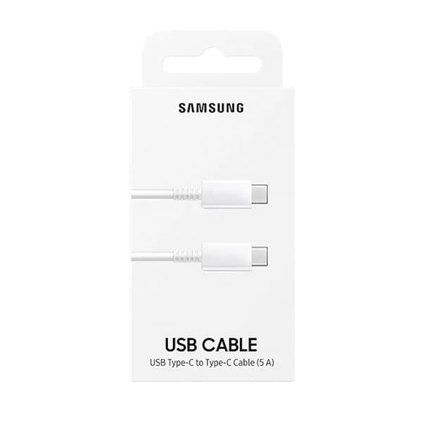 Samsung EP-DN975BW USB-C til USB-C hurtigopladerkabel, hvid