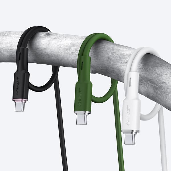 USB-kabel - USB-C 3A 1,2m svart