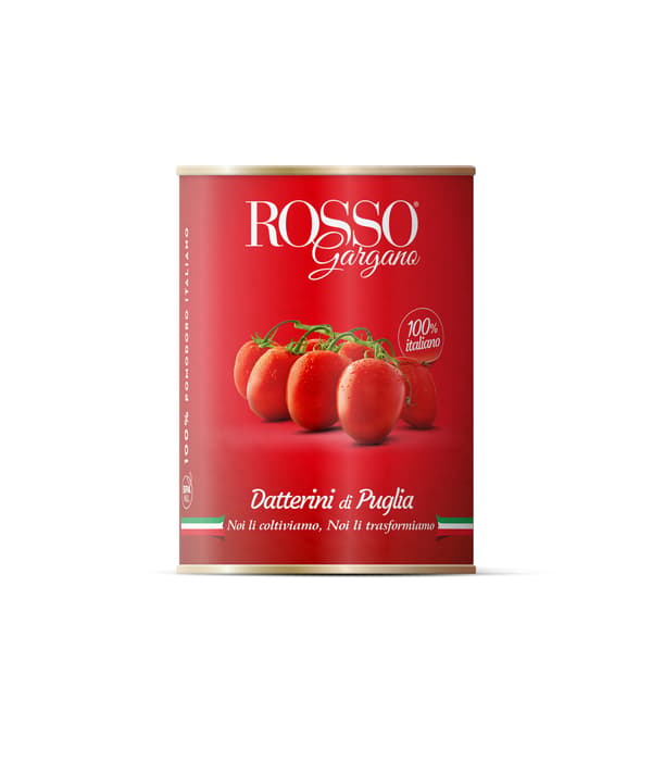 Rosso Gargano flåede tomater fra Puglia 400g