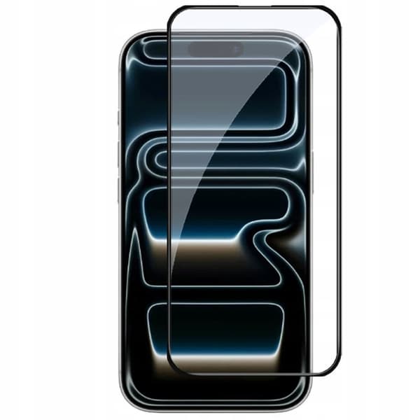 Härdat glas för Apple iPhone 17 Pro Max, helskärmstäckning, 5D-glas