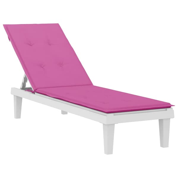 vidaXL Solstolsdyna, rosa, oxfordtyg