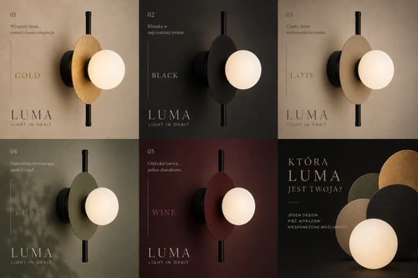 Loftlampe 3xE14 Luma Sort