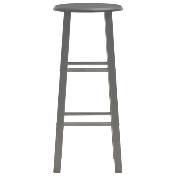 vidaXL barstole, sæt med 2, antracit, MDF