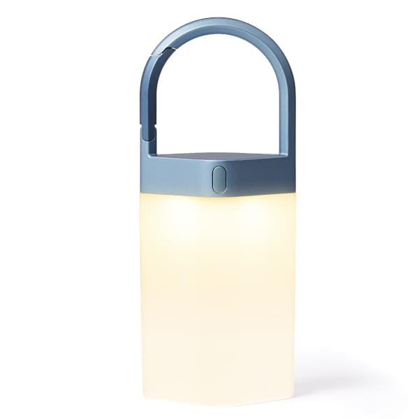 Lexon Horizon sladdlös LED-lampa ljusblå