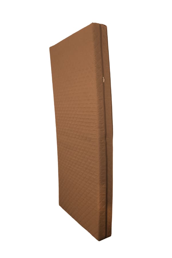BEIGE QUILTAT MADRASSÖVERDRAG 80x180x17