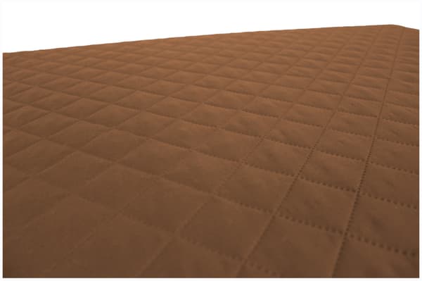 BEIGE QUILTAT MADRASSÖVERDRAG 100x180x25