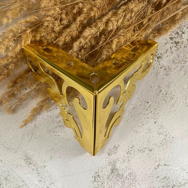 Møbelben h-12 cm, guld
