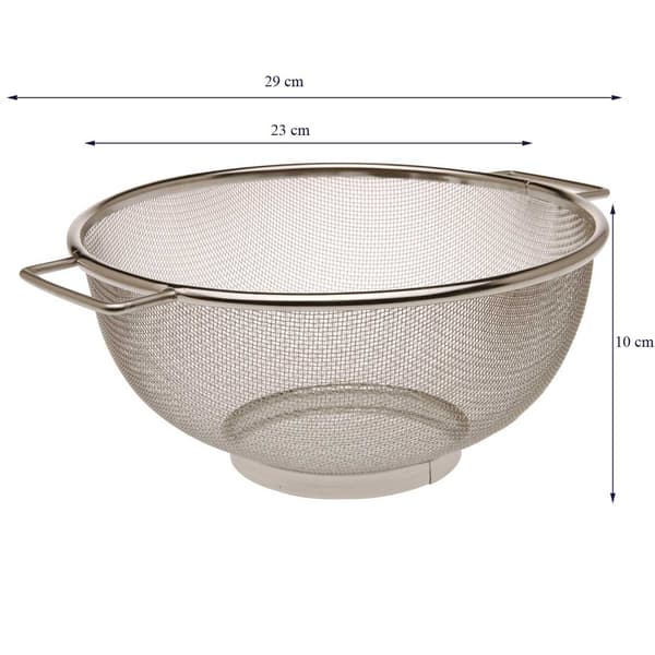 Teräksinen keittiösiivilä 23 cm