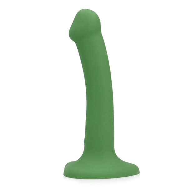 Icke-fallisk vibrerande dildo - liten - skogsgrön