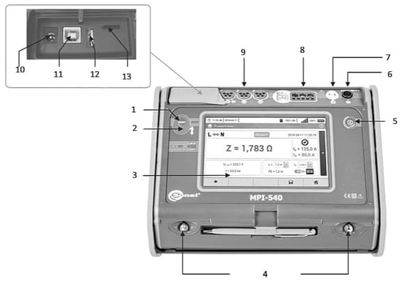 SONEL MPI-540-PV multifunktionell solcellsmätare