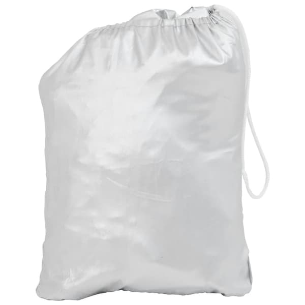 vidaXL Biltakskydd med krokar Silver L