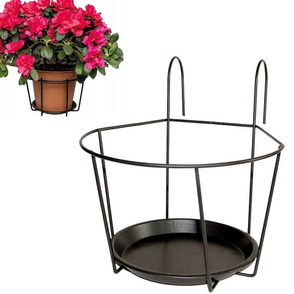 Geometrisk balkonblomsterstativ 18xh17cm
