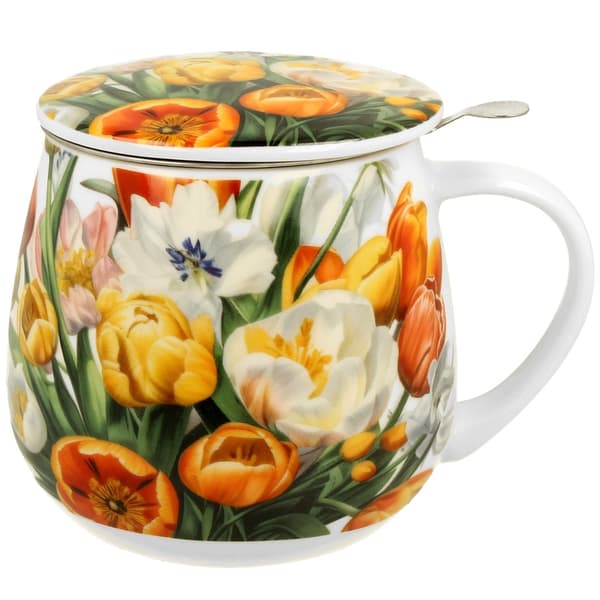 Tulipaner krus med infuser 430 ml