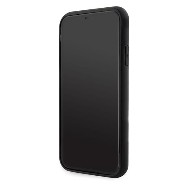 Karl Lagerfeld Glitter Choupette Patch-etui til iPhone 11 / Xr, sort