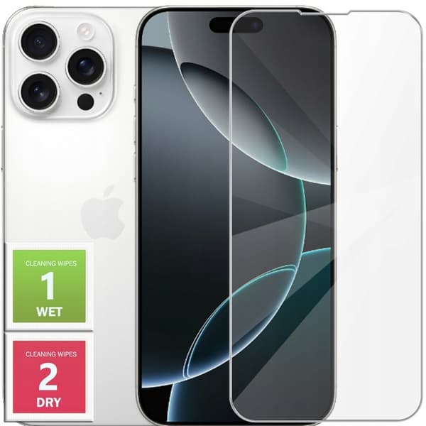 Etui til Apple iPhone 16 Pro FORSTÆRKET til MAGSAFE CLEAR SHOCK CASE + Glas