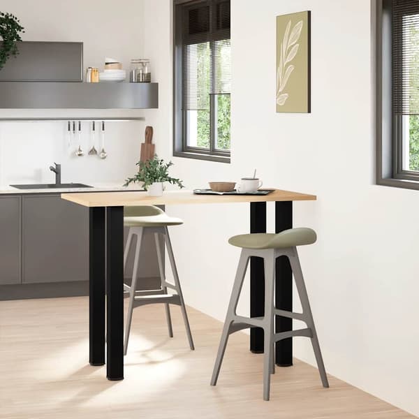 vidaXL sofabordsben, 4 stk., sort, 100-102 cm, stål