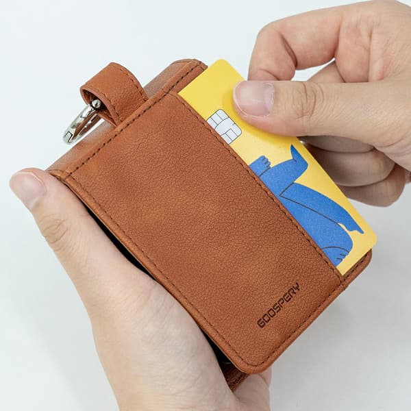 Mercury Basic Diary -kotelo Samsung Galaxy Z Flip7:lle, vaaleanruskea