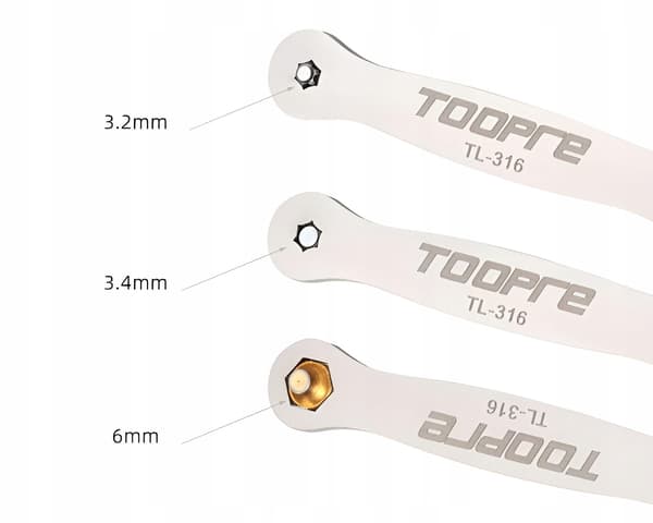 Torx cykelpedalstift til afmontering/udskiftning