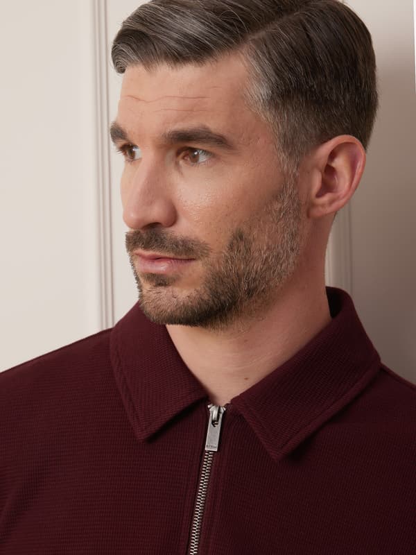 Bordeauxrød sweatshirt Worthen XL