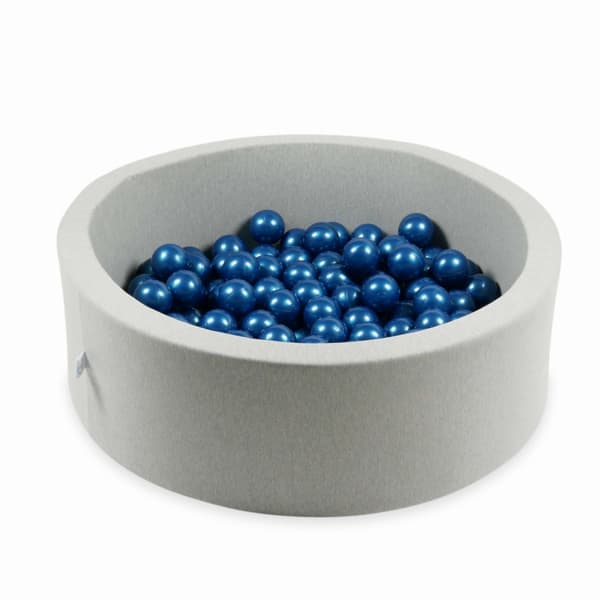 Lelupallot ø7cm 200kpl metallinsininen