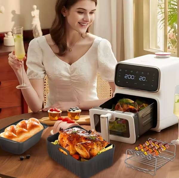XXL-sæt med 23 tilbehør til Ninja/Philips Airfryer, Ninja-tilbehør, forme