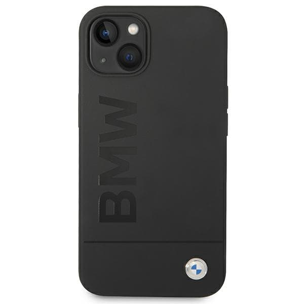 BMW Silikone Signature Logo Magsafe-etui til iPhone 14 Plus, Sort