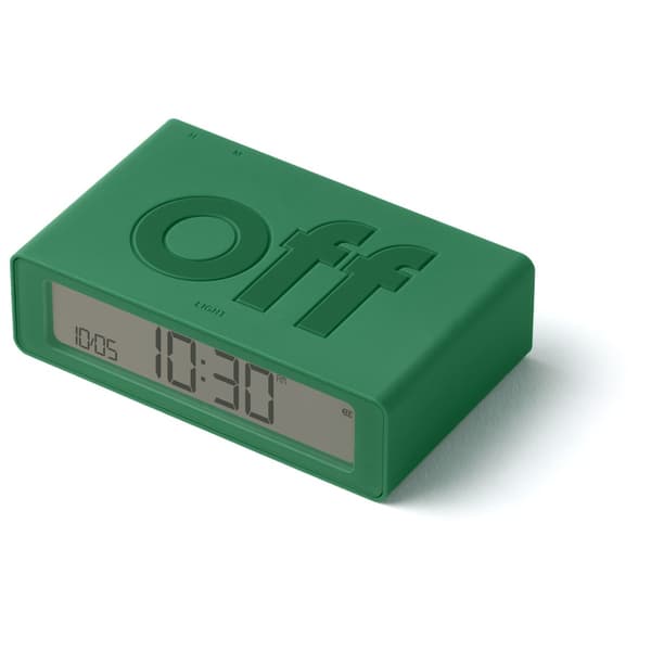 Lexon Flip Mini Dubbelsidig Väckarklocka, Grön